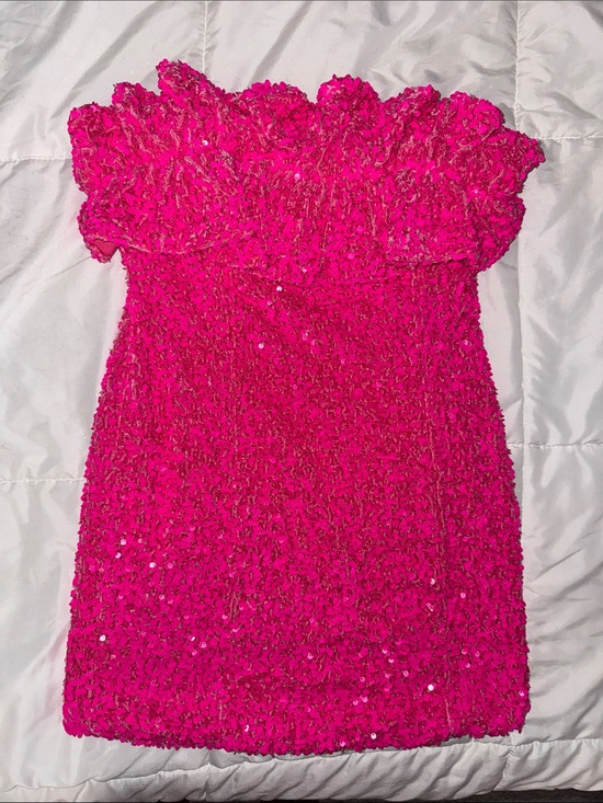 Dresses & Skirts - NWT Pink Sequin Mini Dress Large
